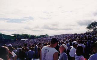 crowd and clouds