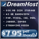 DreamHost web space hosting